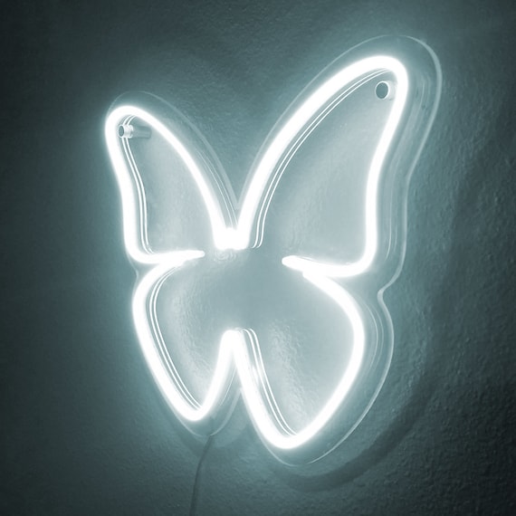 Butterfly sale neon light