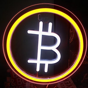 Crypto Neon Sign - Custom Bitcoin Neon Sign - Etherum LED Neon Signs