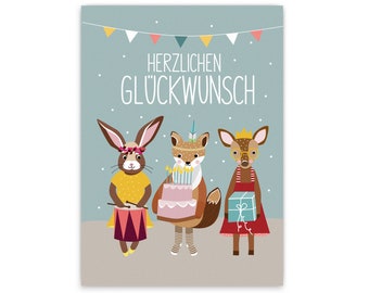 Geburtstagskind, Karte zum Geburtstag, Geburtstagskarte,