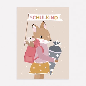Postkarte zum Schulstart
