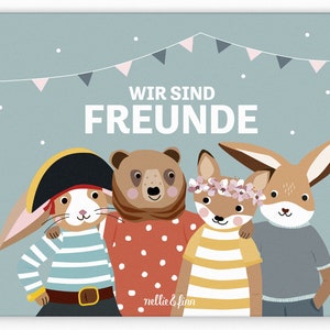 Freundebuch Grundschule und Kindergarten, Einschulung, Geschenk Bild 1