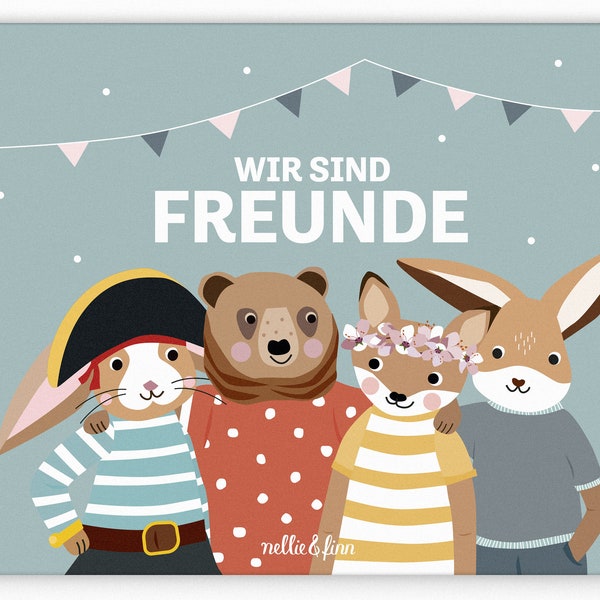 Freundebuch Grundschule und Kindergarten, Einschulung, Geschenk