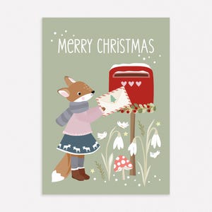 Weihnachtskarte, Grußkarte zu Weihnachten