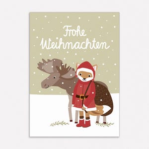 Weihnachtskarte, Karte zu Weihnachten, Grußkarte Weihnachten