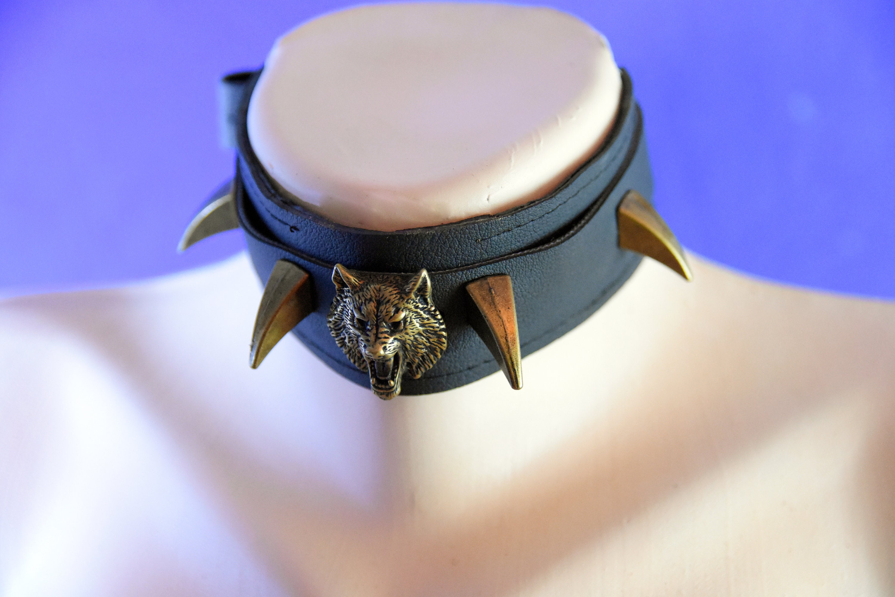 Wolf Fang Collar Etsy