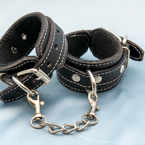 Belt leather cuffs