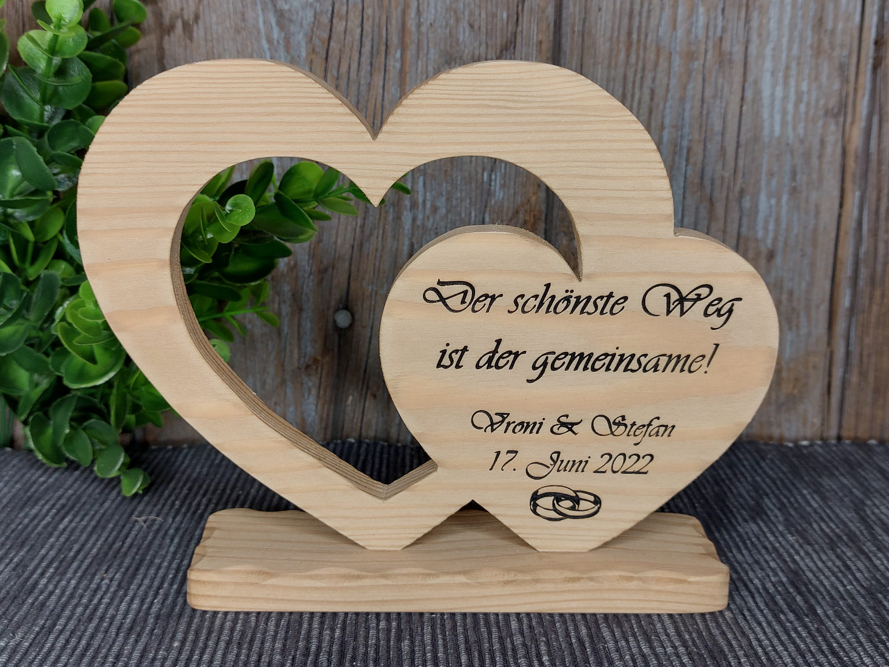 Spruchreif | Deko Herz Mit Gravur | Holzherz Mit Gr Produktbild-Vorschau 10