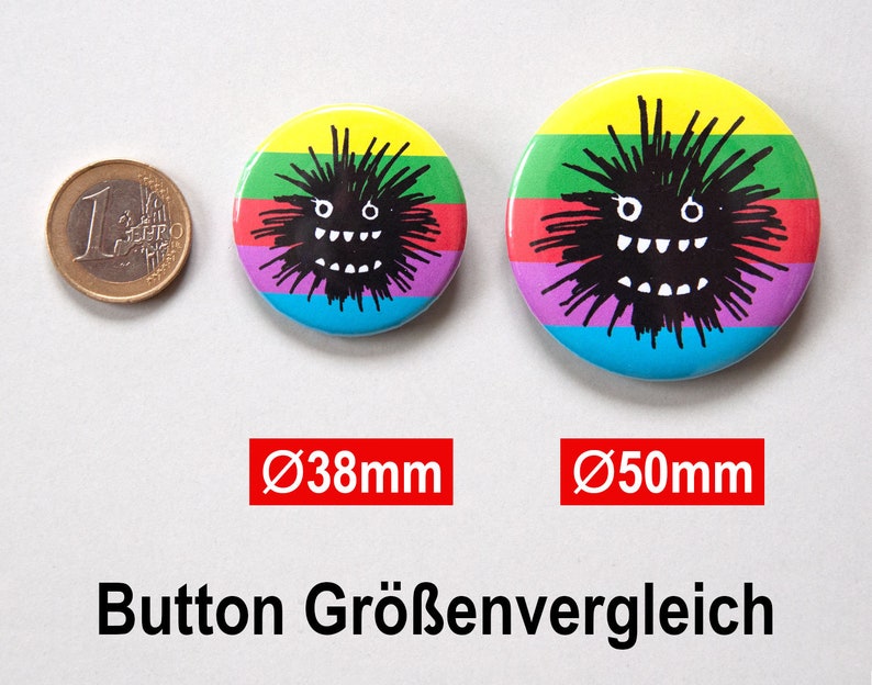 Button Wunschname Kunterbunt personalisiert / Gastgeschenk Kindergeburtstag / Anstecker bunt persönlich Bild 3