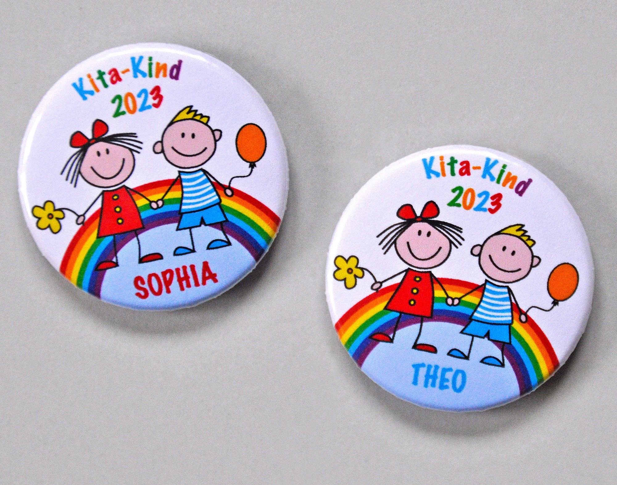 Button Kindergarten Child 2024 With Name Badge Daycare Child button-kindergarten-child-2024-with-name-badge-daycare-child