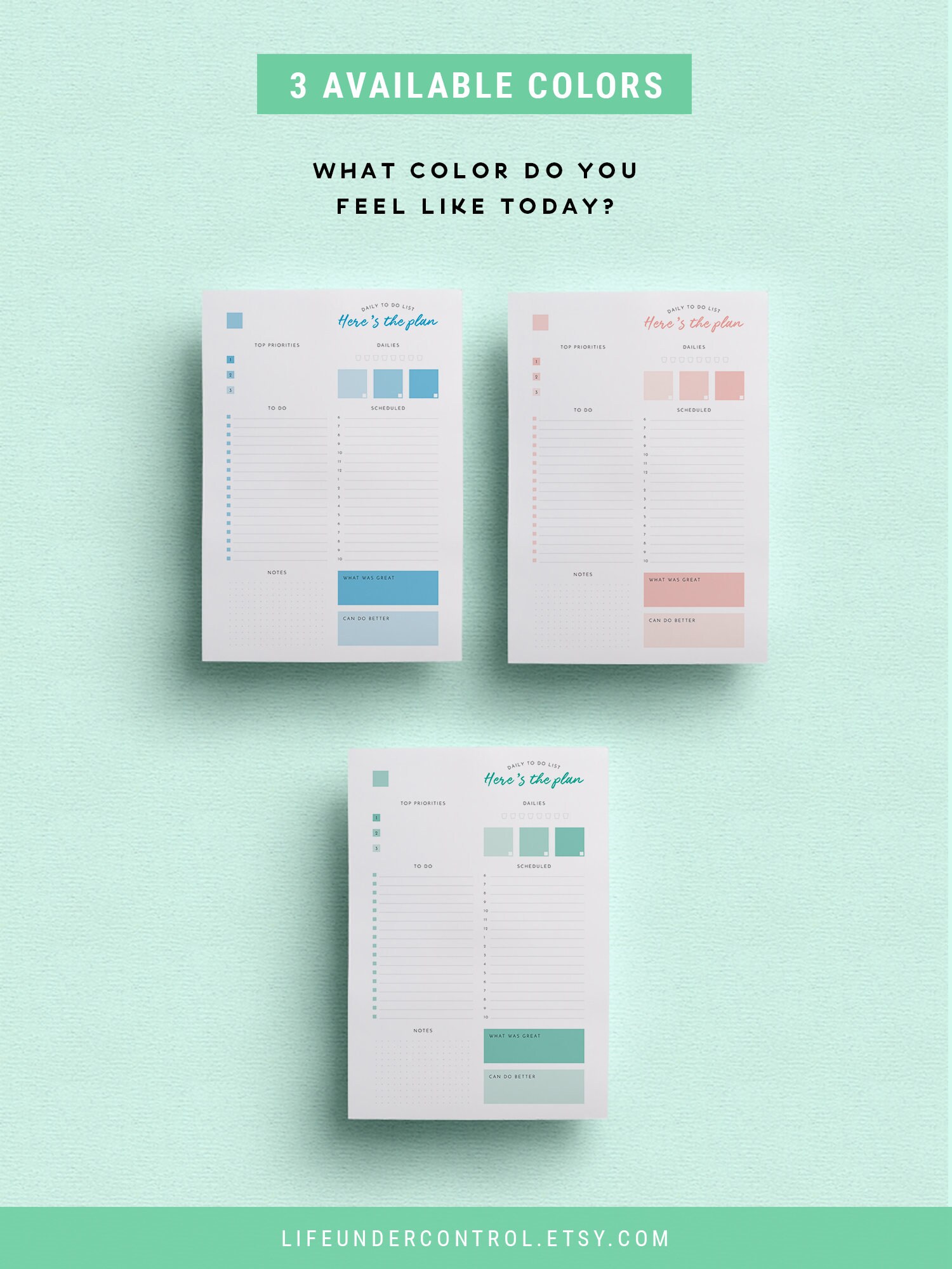 Undated Digital Planner Fillable and Printable to Do List Etsy Canada