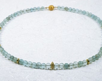 Collier aigue-marine