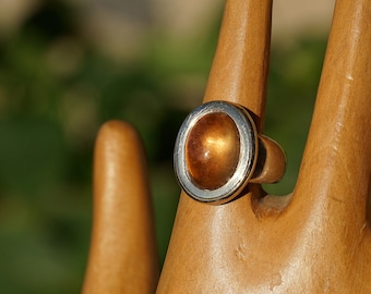 anillo de citrino