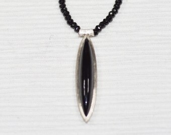 Onyx Kette mit Anhänger