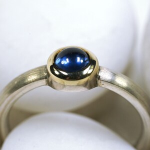 Sapphire Ring Safir round 17 DE