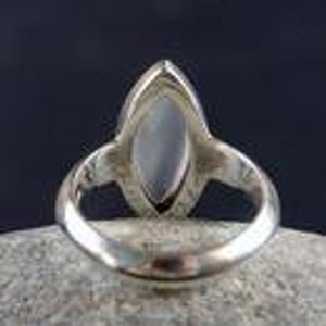 moonstone ring blue image 3