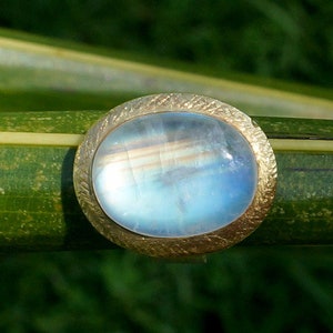 Rainbow MoonStone Ring image 1