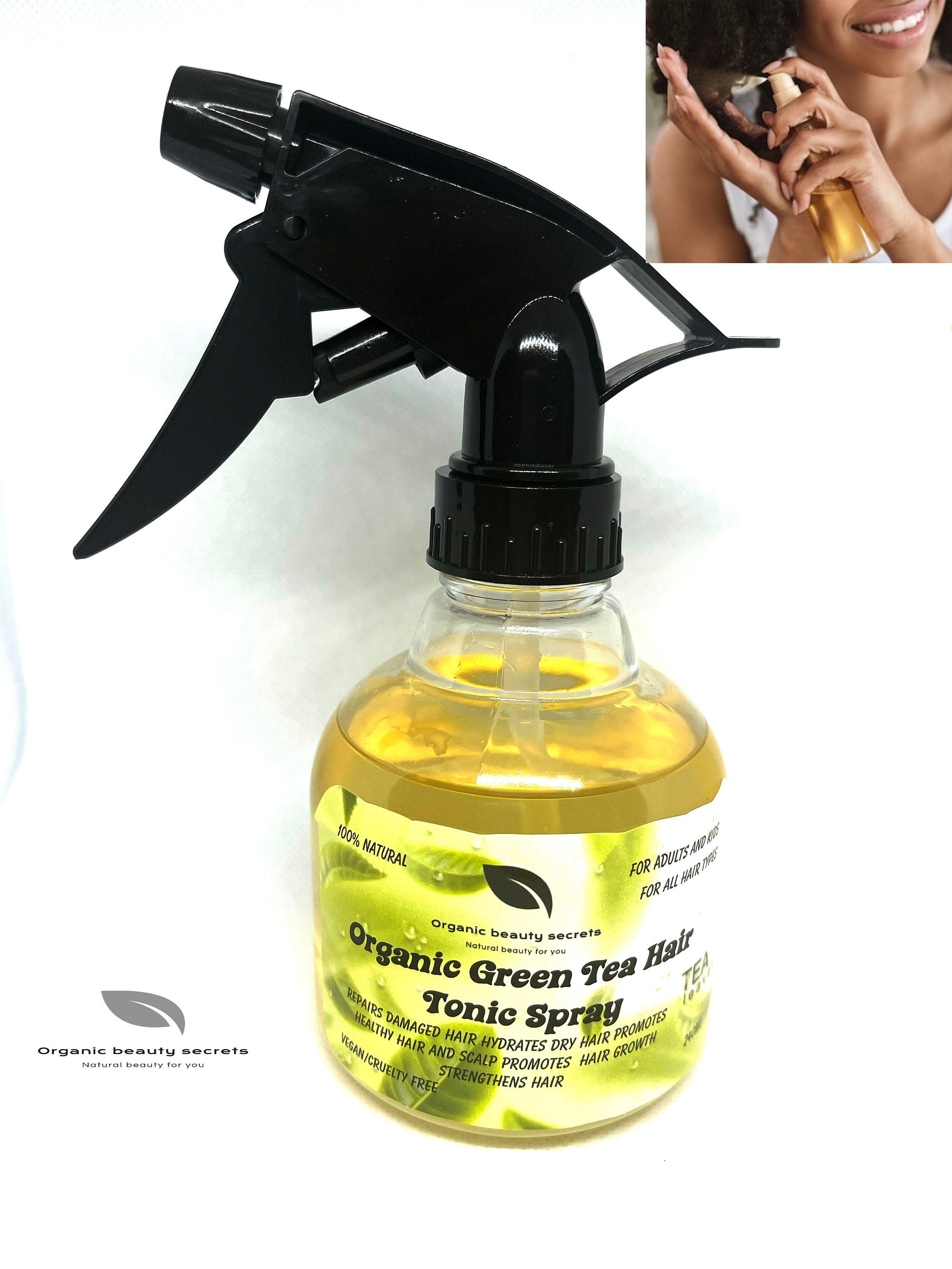 Organic Beauty Secrets Organic Green Tea Hair Therapy Growth Etsy UK