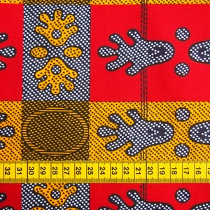 Fabric African, cotton image 2