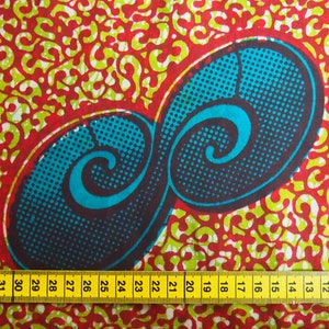 Fabric African, cotton image 2