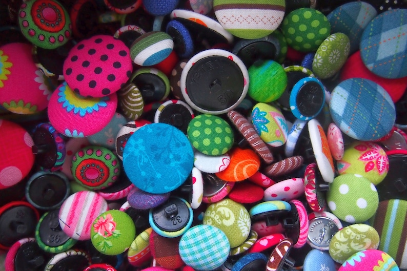Button mix, colored, 12mm image 1
