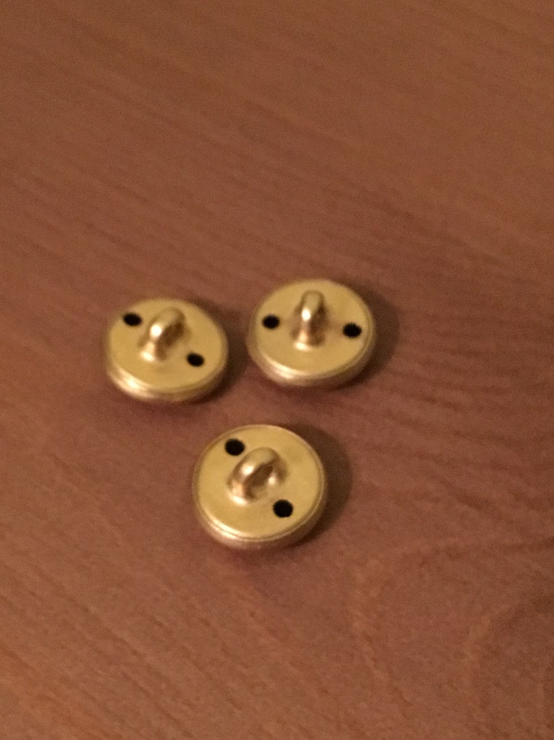 3 V2 BY VERSACE gold buttons Etsy