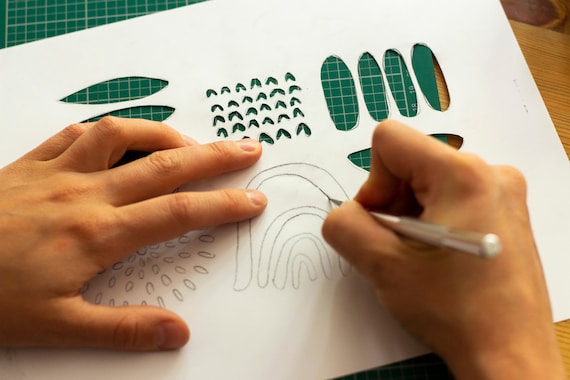 Set wasserfestes Siebdruckpapier