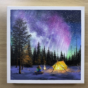 Daily Challenge #125 / Aurora / Mother&#39;s Day Paintings