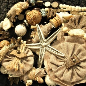 Shred dredging necklace in shabby look