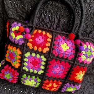 Colorful granny bag
