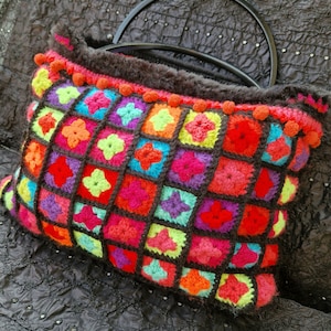 Colorful granny bag