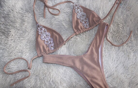 glitter bikini