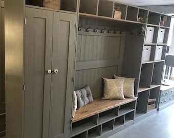 Boot Mud Room Flexible Utility Storage, Hall Cupboard, Bench