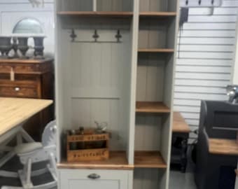Narrow storage furniture just 94cm wide Boot room /hall / utility furniture bench storage furniture