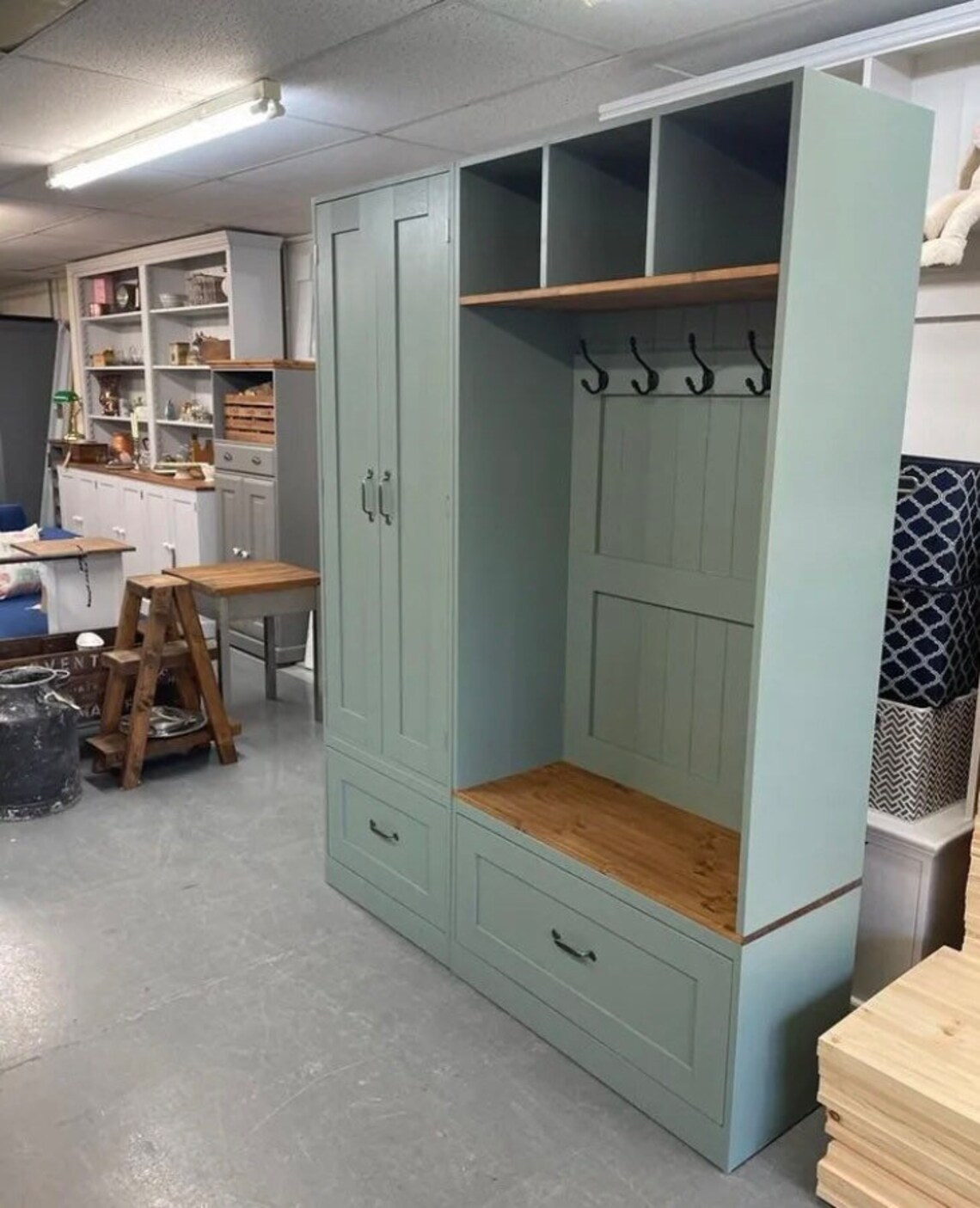 Storage Bench Cupboard,boot and Mud Room or Halls.handmade in Kent