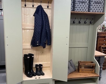 Boot Mud Room Utility Storage Drawers & Cupboard, Bench