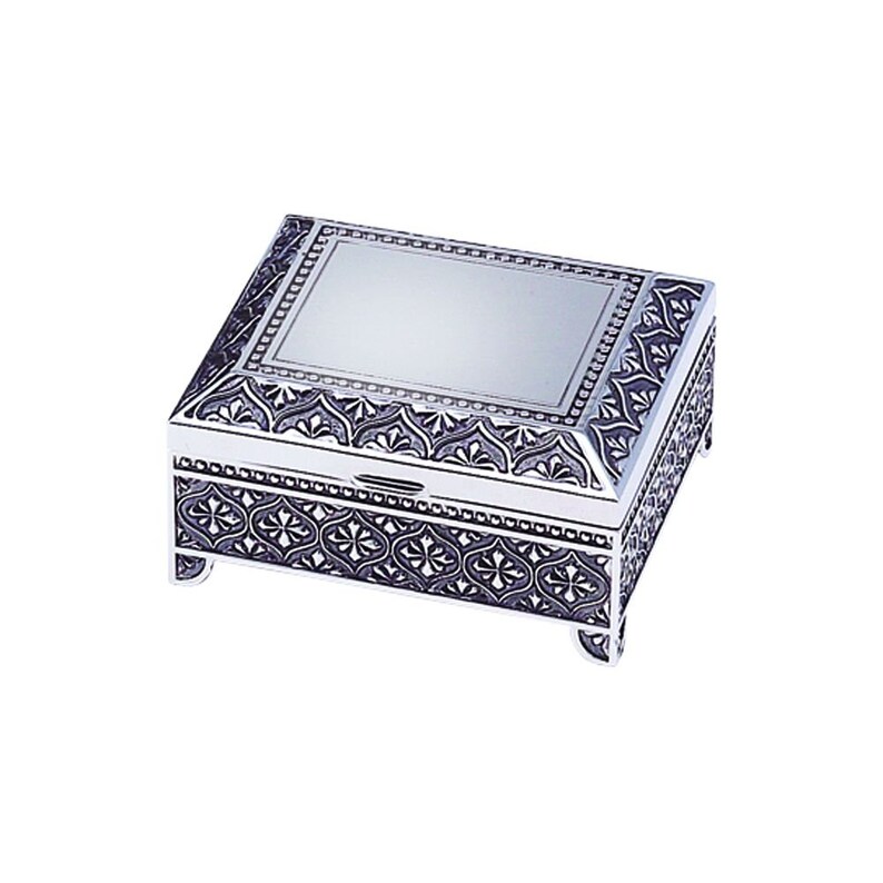 Engraved 4 Square Keepsake Box Jewelry Box Bridesmaids Personalized Flower Girl Birthday Gift for Her