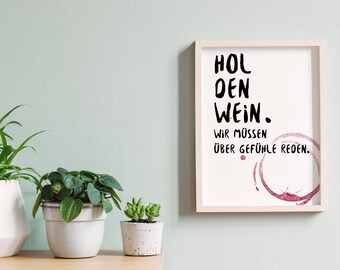 A5 Print "Wein und Gefühle"