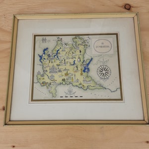 mappa pittorica di Lombardia