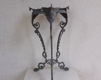 table basse en bronze pour vase ou jardinière Italie