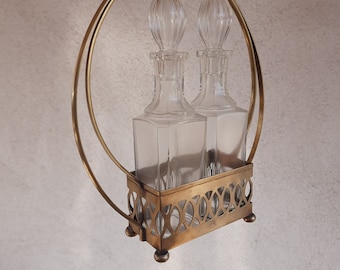 Aceitera y vinagrera italiana Art Déco