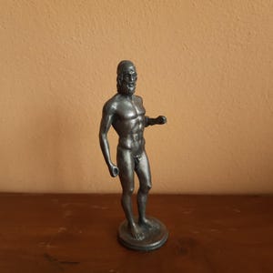 reproduction ancient greece statue riace bronze