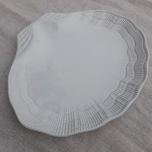 Italienische muschelförmige Keramikteller