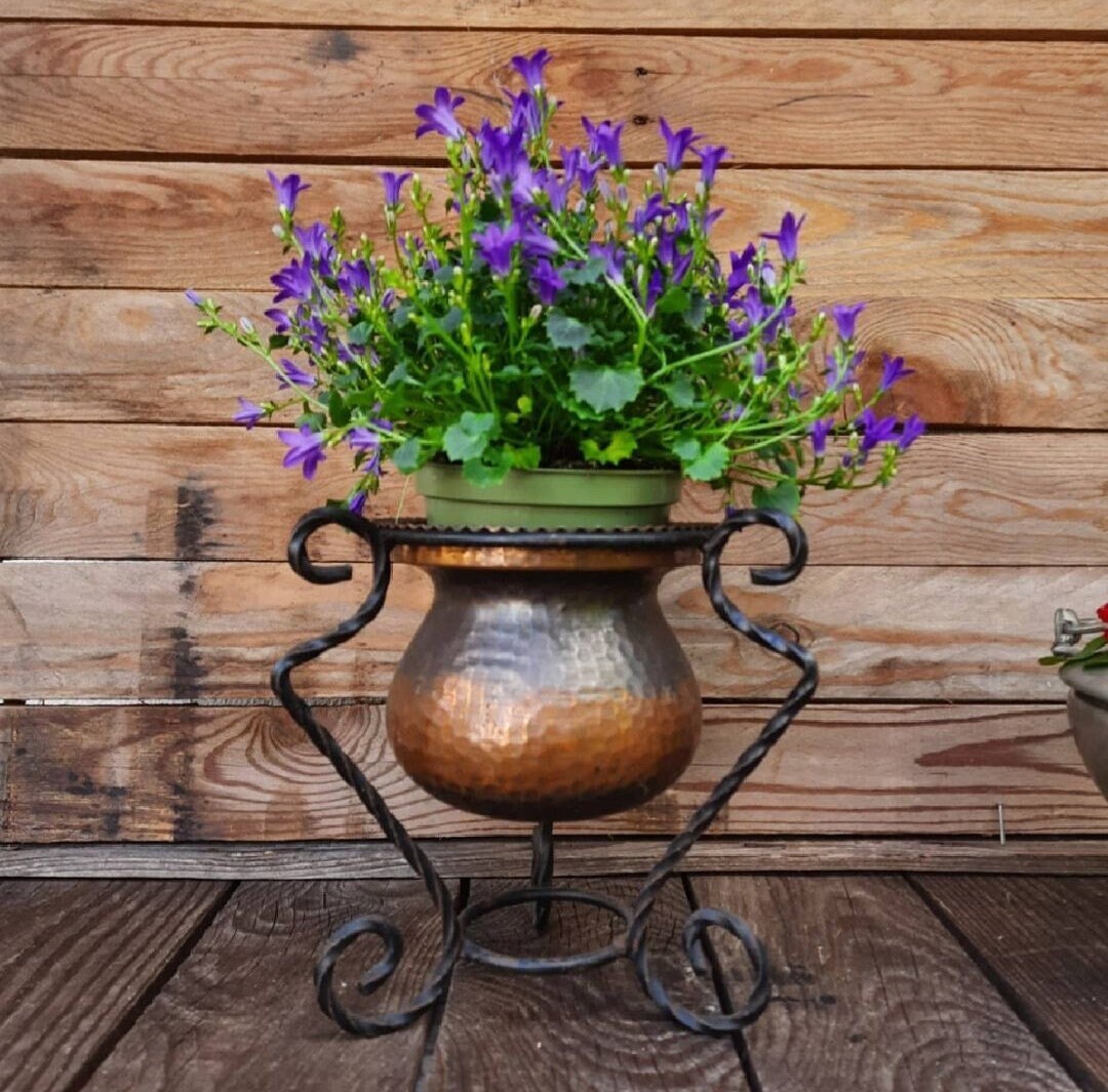 Small Copper Planter Etsy