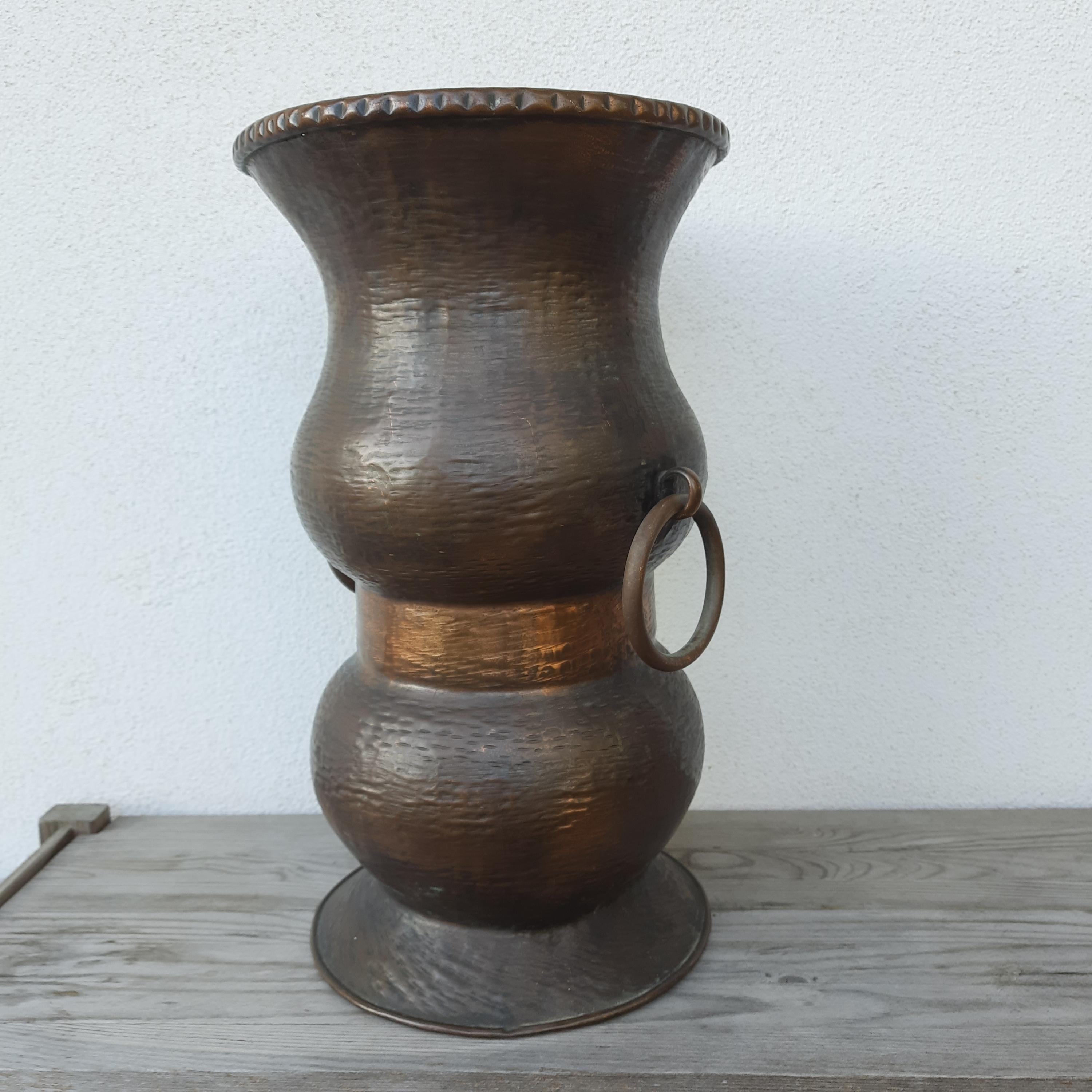 ヴィンテージ銅製　傘立て ヴィンテージの銅製傘立て - Etsy 日本