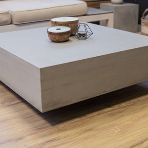 lounge concrete coffee table high