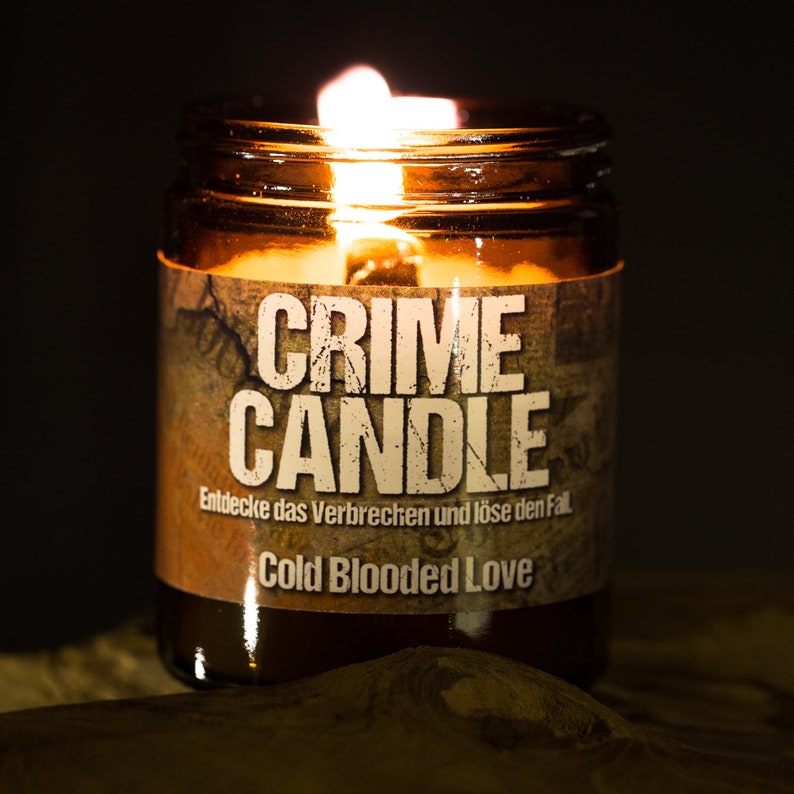 Original CRIME CANDLE Cold Blooded Love  Puzzle image 1