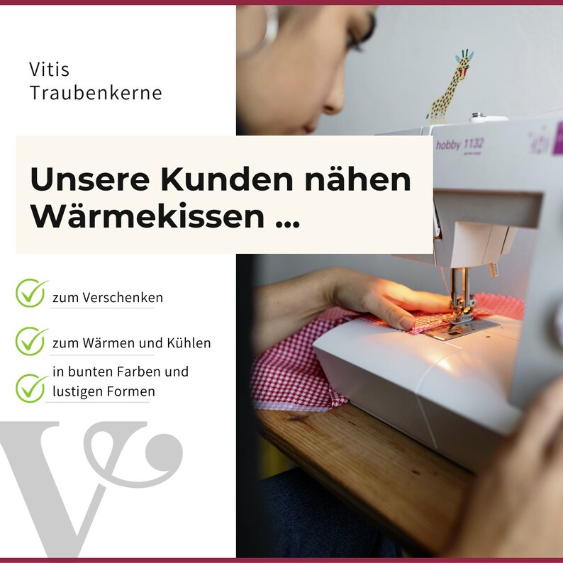 Traubenkerne lose Packung 10kg idealer Füllstoff für Wärmekissen & Kühlkissen Füllmaterial für Körnerkissen reines Naturprodukt Bild 5