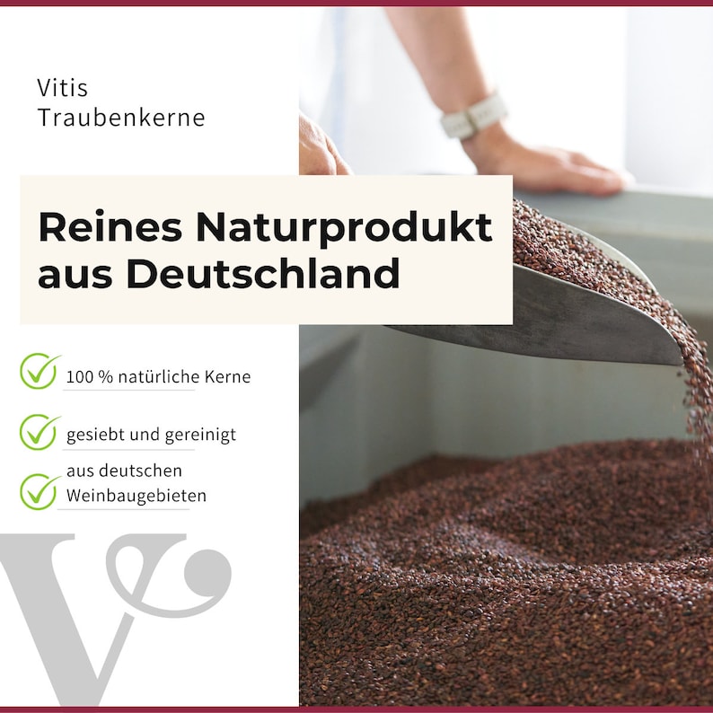 Traubenkerne lose Packung 10kg idealer Füllstoff für Wärmekissen & Kühlkissen Füllmaterial für Körnerkissen reines Naturprodukt Bild 2