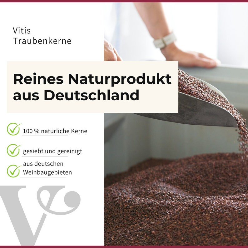 Druivenpitten los Pak 25kg ideale vulstof voor warmtekussens & koelkussens Vulmateriaal voor graankussens puur natuurproduct afbeelding 2