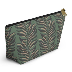 Jungle Pattern – Pouch | Carry all Purse | Pencil Case | JUNGLE MAGIC Collection | Pouch Jungle Leaves | Purse elegant Style